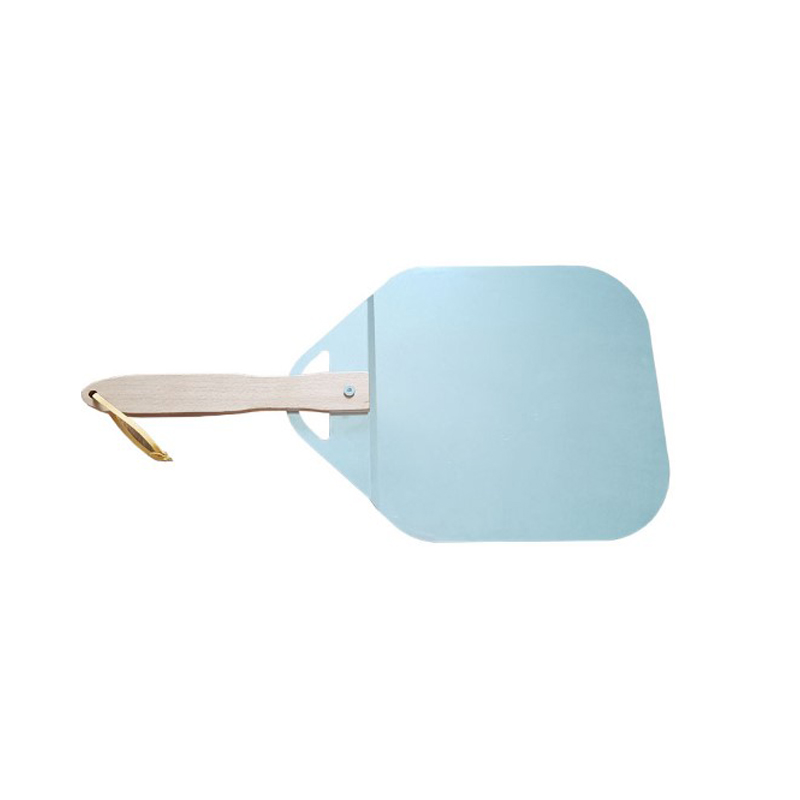 Aluminum Detachable Pizza Tools 12 Inch Square Steel Baking Pizza Peel shovel With Wooden Folding Handle For Easy Storage