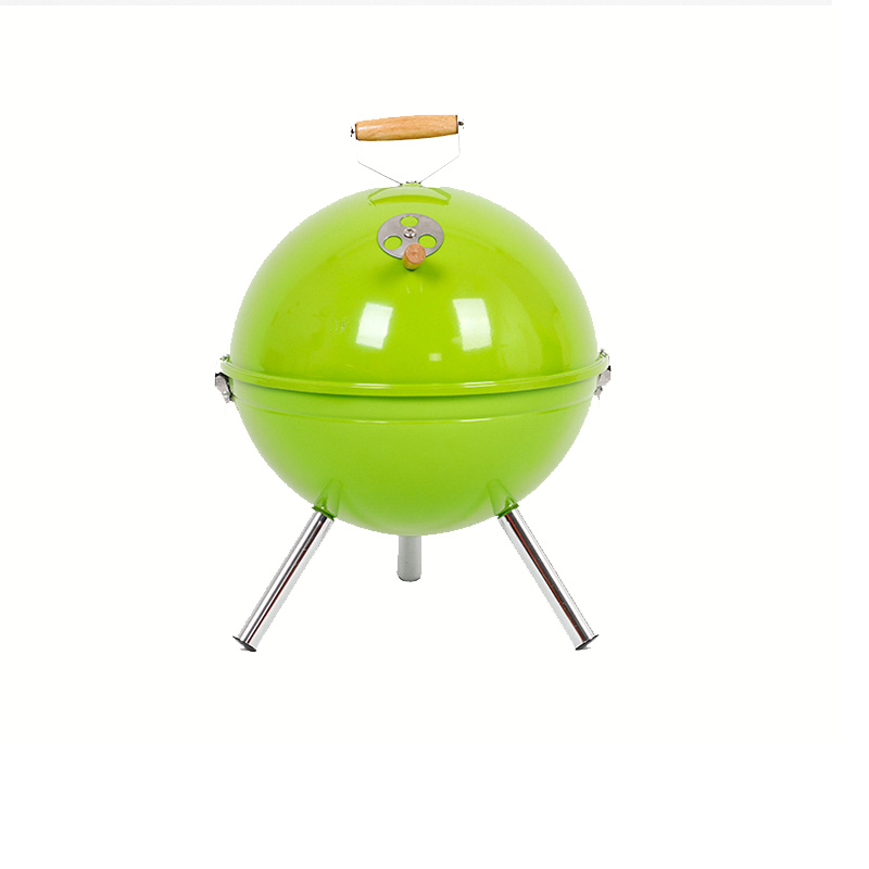 Hot sale spherical outdoor family picnic charcoal bbq grill camping party factory direct