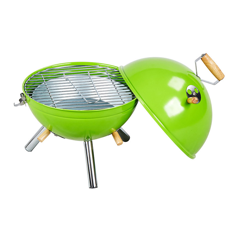 Hot sale spherical outdoor family picnic charcoal bbq grill camping party factory direct