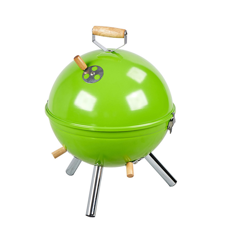 Hot sale spherical outdoor family picnic charcoal bbq grill camping party factory direct