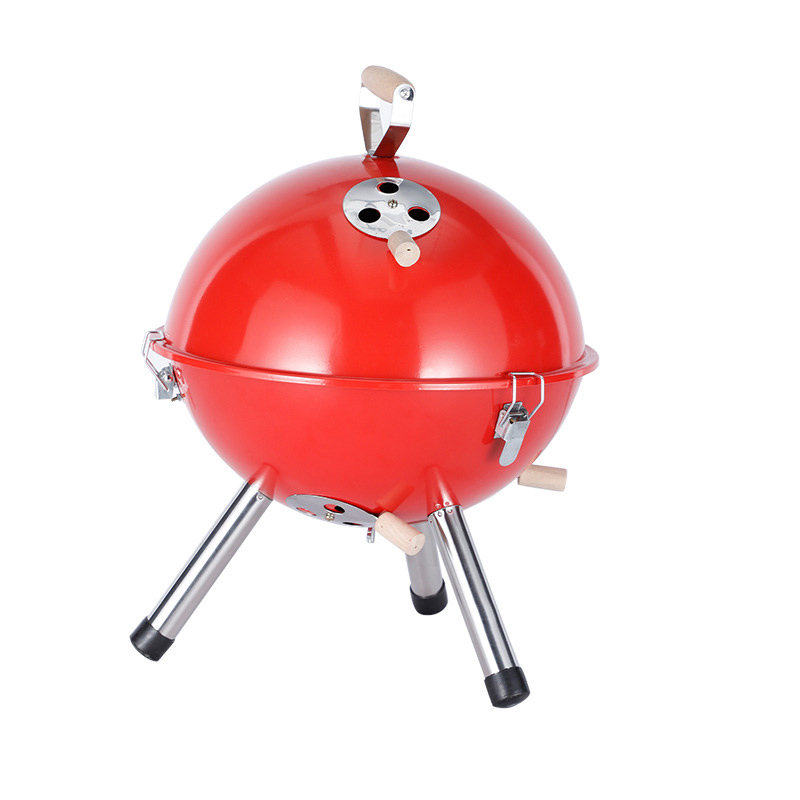 Hot sale spherical outdoor family picnic charcoal bbq grill camping party factory direct