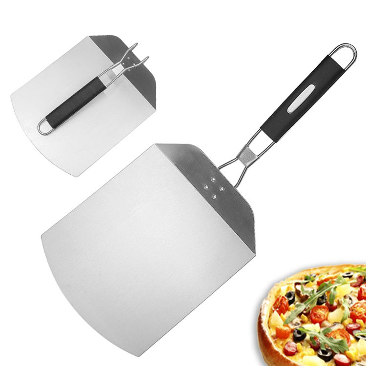 Factory Price Aluminum Pizza Peel Turner Foldable Shovel Pizza