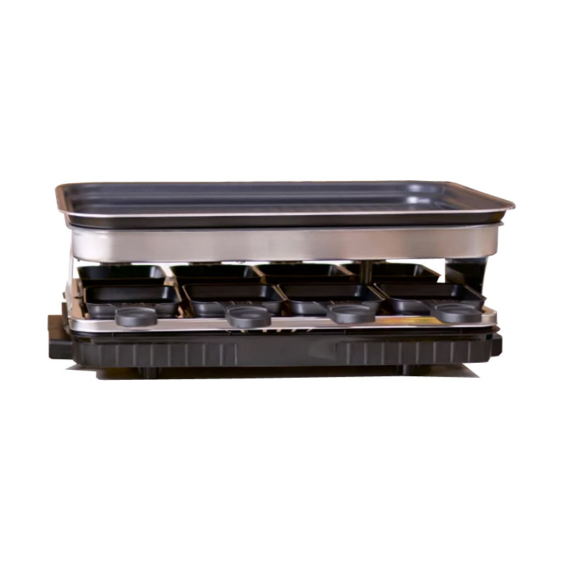 Factory Direct Korean BBQ Grill Smokeless Electric Griddle Raclette Grill With 8 Hand Dishes